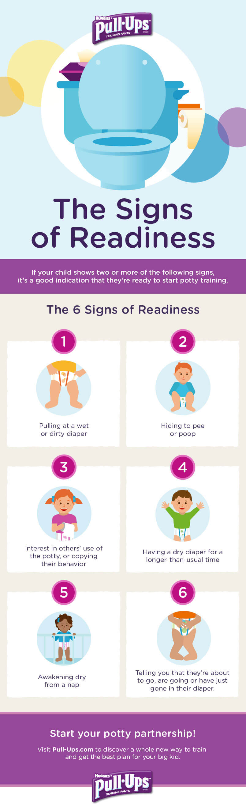 Seis señales que indican que tu hijo está listo
