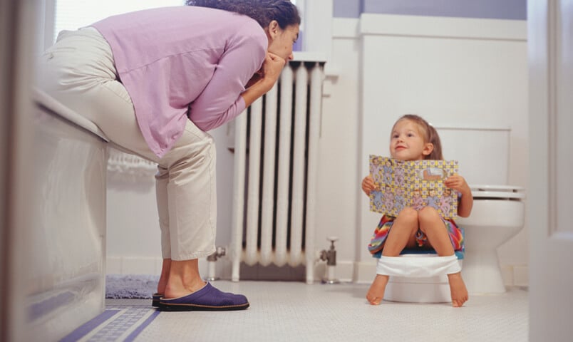 Play fun potty training games to keep your child excited about the bathroom